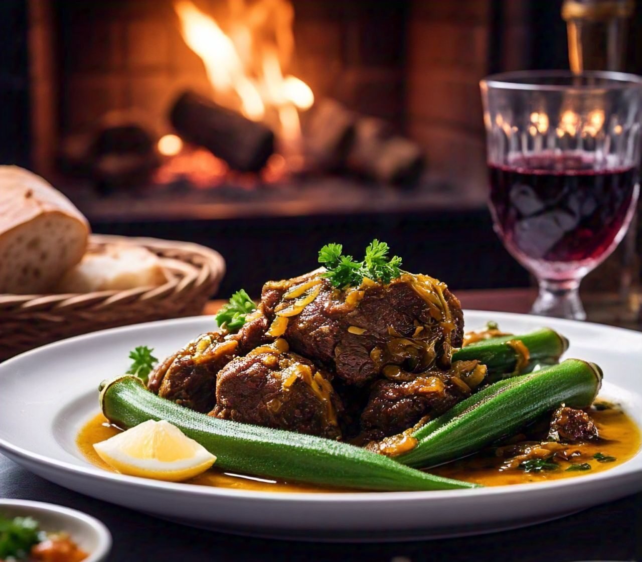 Okra with Meat
