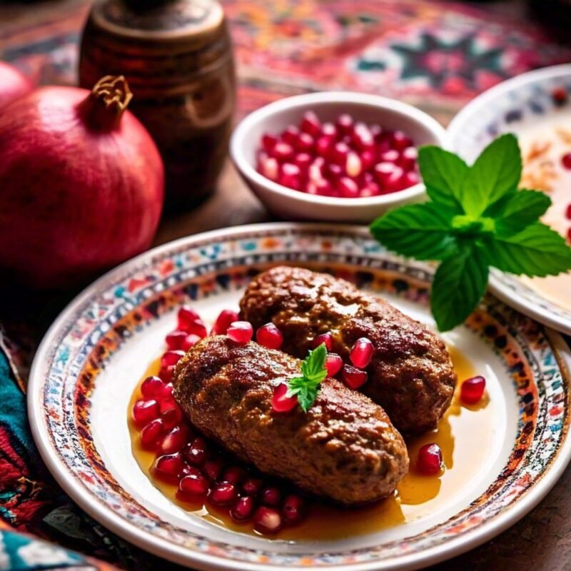 Kofta with Pomegranate Molasses