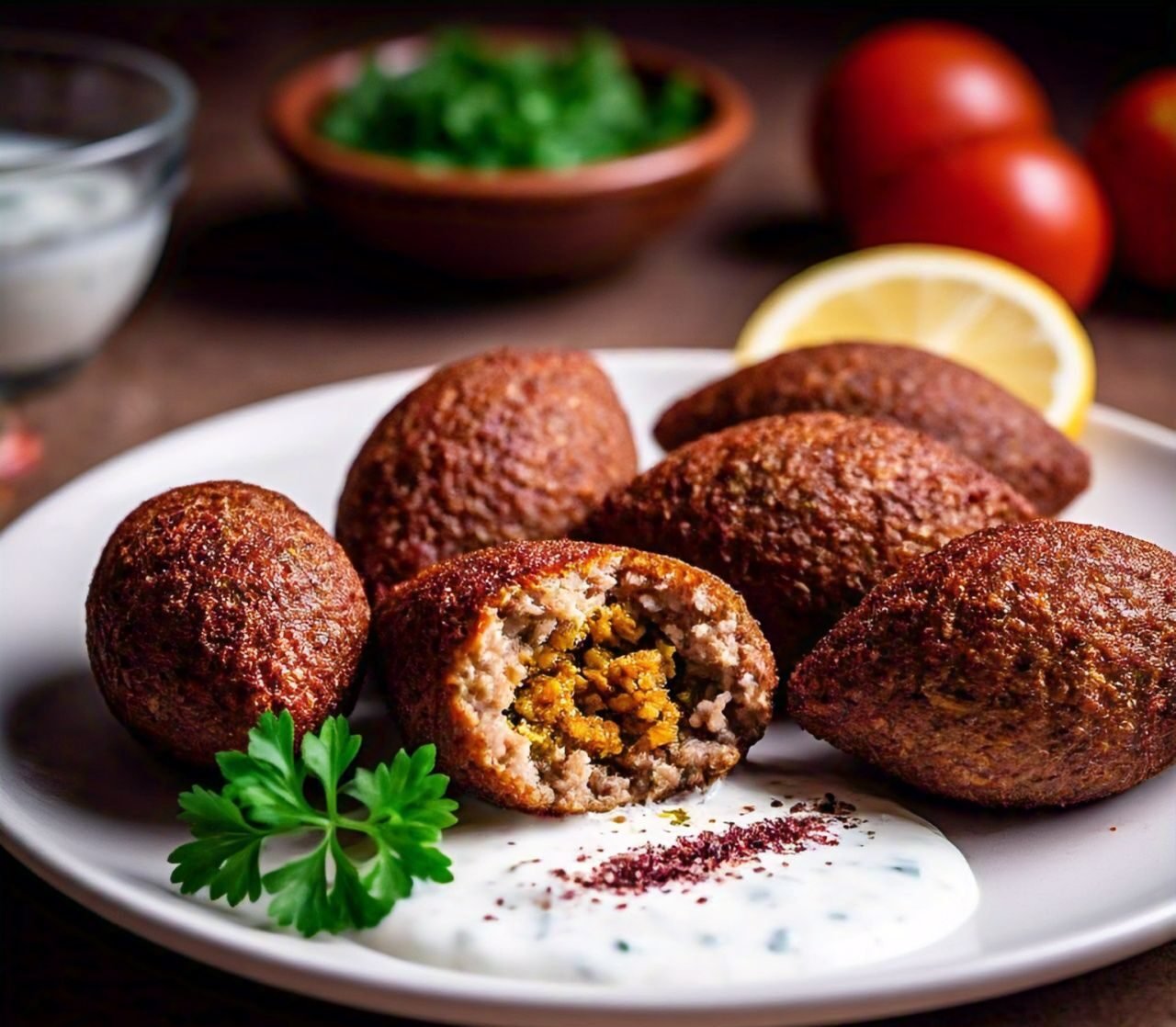Fried Meat Kibbeh